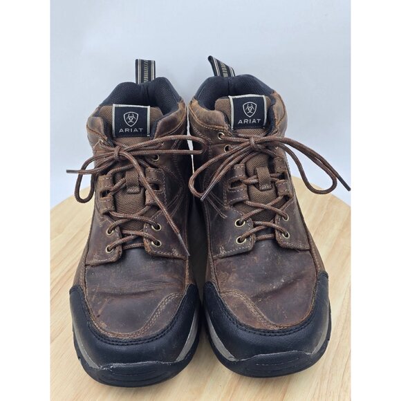 Ariat Men\'s Brown ATS Terrain 10002182 34524 Leather Hiking Boots Size 10EE Wide main image 6